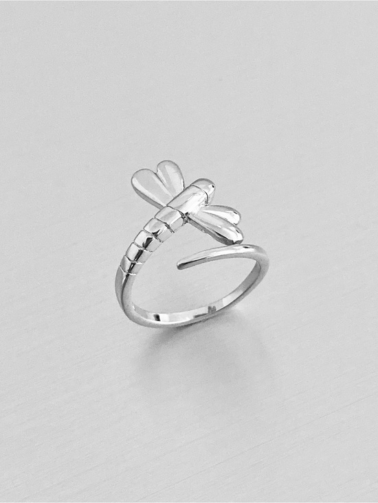 Jewelry - 💕TOP SELLER💕Sterling Silver Wraparound Dragonfly Ring, Spirit Bug Jewelry Rings